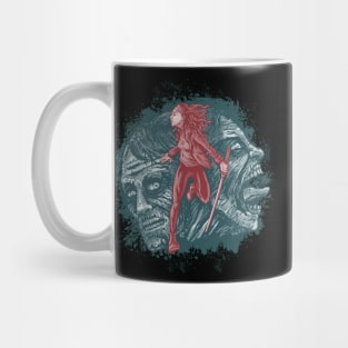 Katana Girl & Zombies Mug